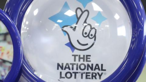 National Lottery sign