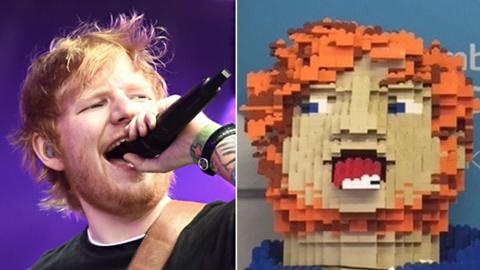 Ed Sheeran with Lego self