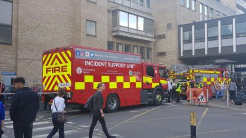 Emergency services at hospital