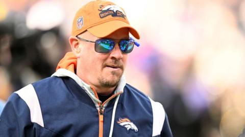 Sacked Denver Broncos head coach Nathaniel Hackett