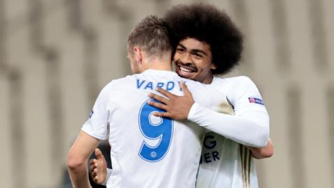 Jamie Vardy and Hamza Choudhury