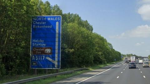 motorway sign