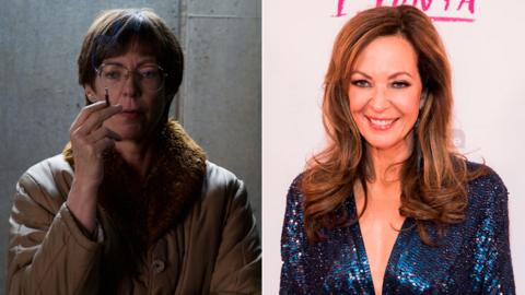 Allison Janney in I, Tonya - and as herself