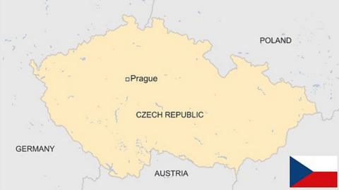 Map of the Czech Republic