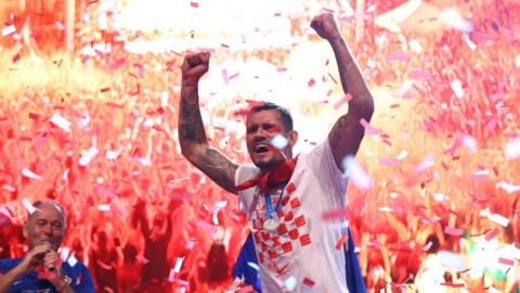 Celebrations in Croatia following team's return