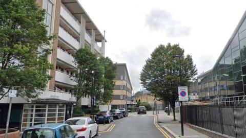 Street view of Ratcliffe Lane in Limehouse