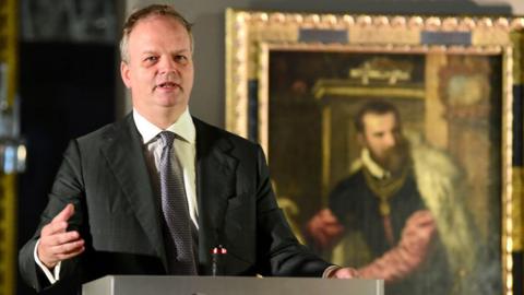 Art historian Eike Schmidt, 54, has run the Uffizi since 2015