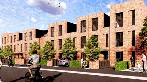 Housing development CGI