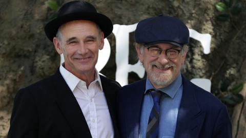 Mark Rylance and Steven Spielberg