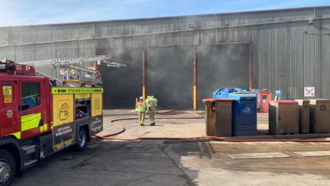 Colwick Industrial Estate fire