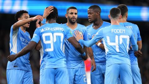 Manchester City celebrate