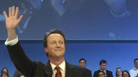 David Cameron at Conservative Party Conference in 2006