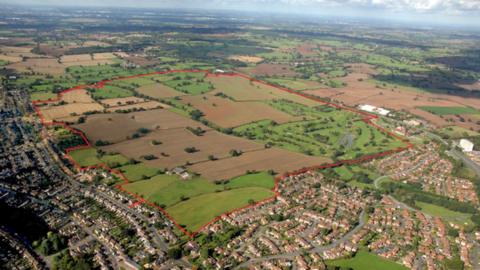 Site of Eastern Green development