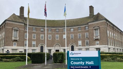 Somerset's County hall building