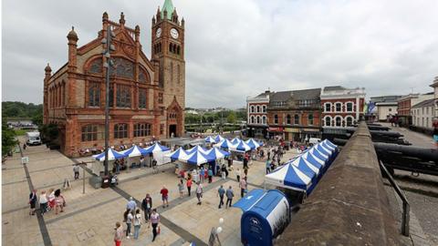 walled city market