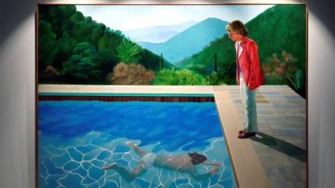 David Hockney's Portrait of an Artist (Pool with Two Figures) at Christie's New York