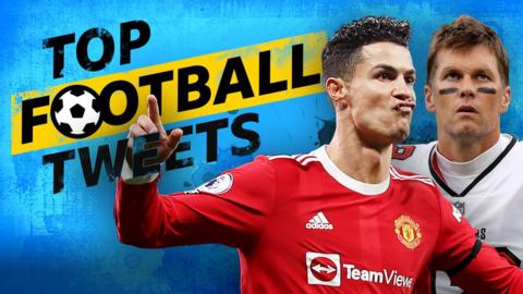 Top Football Tweets: Cristiano Ronaldo and Tom Brady.