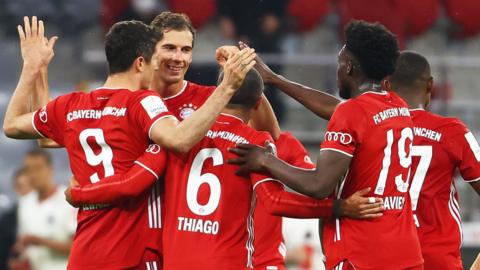 Bayern celebrate