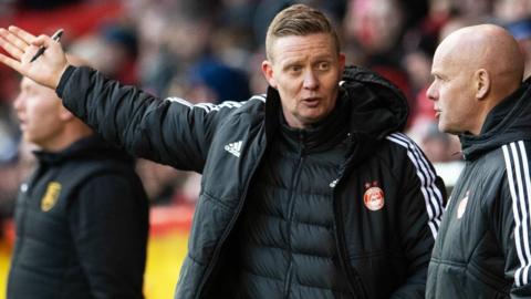 Aberdeen caretaker Barry Robson