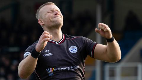 Ayr United player Curtis Main