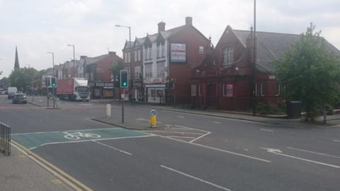 Hyde Road in Gorton