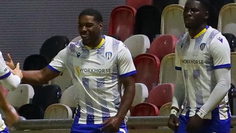 Samson Tovide scores for Colchester