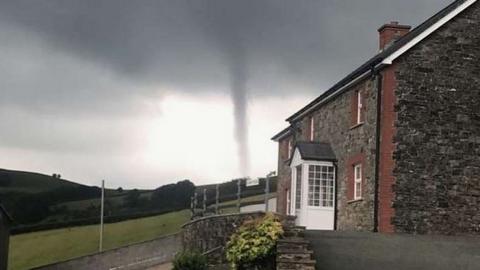 Brecon tornado