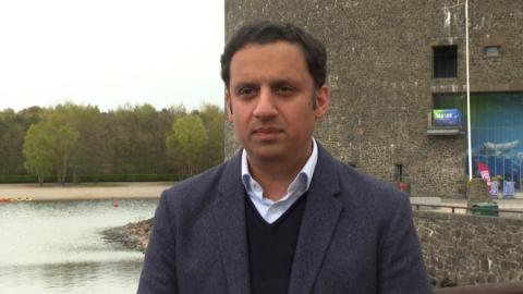 Scottish Labour leader Anas Sarwar on Loch Lomond shores