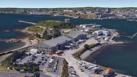 Plymouth seaplane hangars