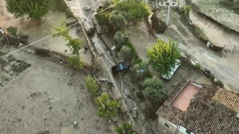 Aftermath of Italy floods.