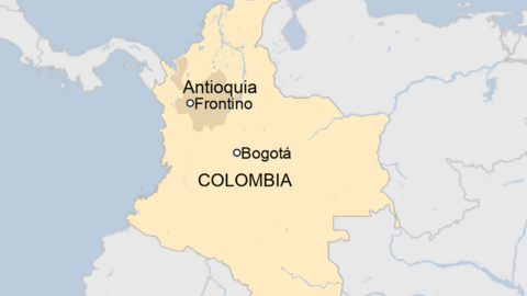 Map of Colombia