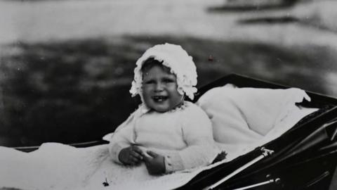 Queen as a baby