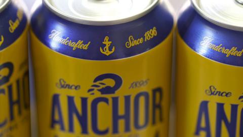 Anchor Brewing cans