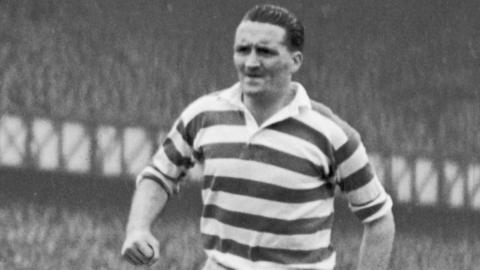 Jock Stein playing for Celtic