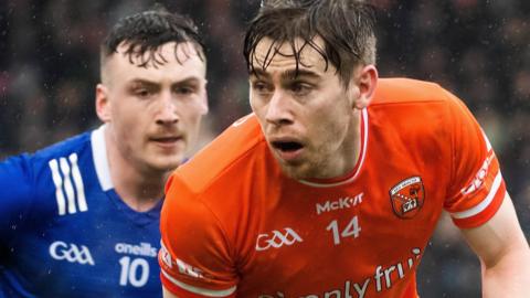 Andrew Murnin returned to the Armagh team to face Cavan after missing the Ulster Championship win over Antrim through injury