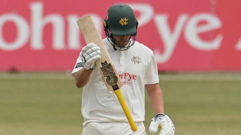 Ben Slater reaches 50 for Nottinghamshire