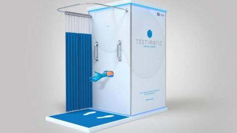 Testimatic booth