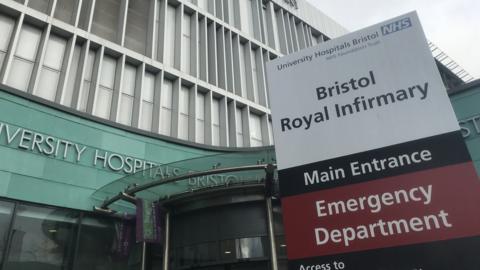 The A&E department at Bristol Royal Infirmary
