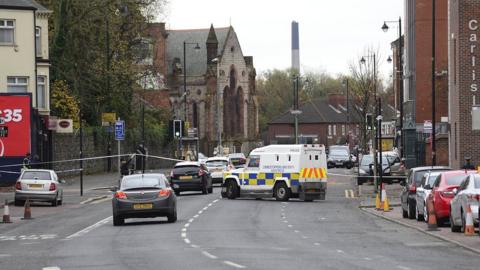 Antrim Road alert