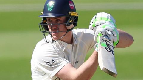 Ben Kellaway plays a shot during a Glamorgan batting innings