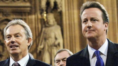 Tony Blair and David Cameron