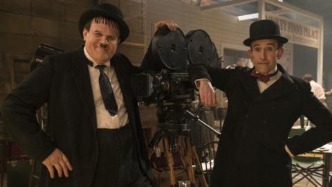 John C Reilly (left) and Steve Coogan as Laurel and Hardy
