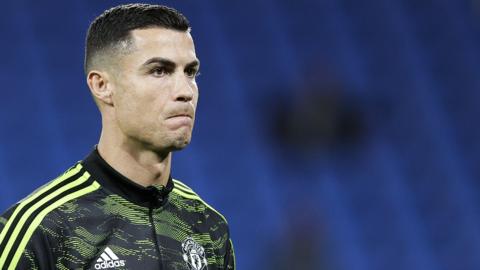 Manchester United forward Cristiano Ronaldo