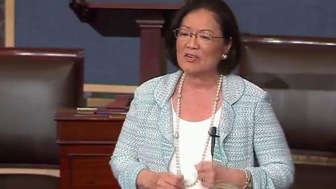 Democratic party senator Mazie Hirono