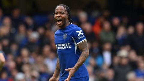 Raheem Sterling at Stamford Bridge