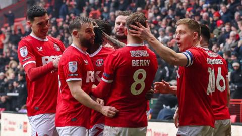 Charlton celebrate