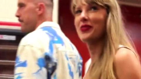 Taylor Swift and Travis Kelce