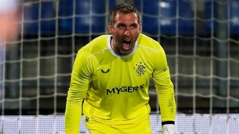 Rangers goalkeeper Allan McGregor