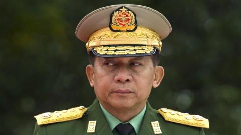 Myanmar Army Gen Min Aung Hlaing