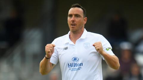 Hampshire seamer Kyle Abbott